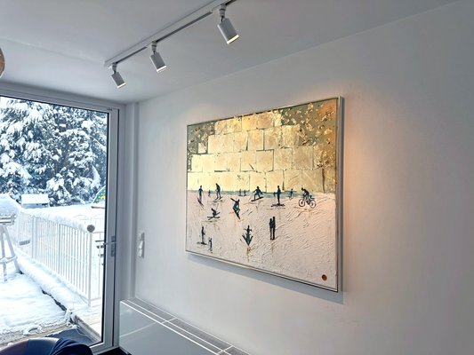 Katharina Hormel, Winter Fun, Mixed Media on Canvas-MDB-1803664