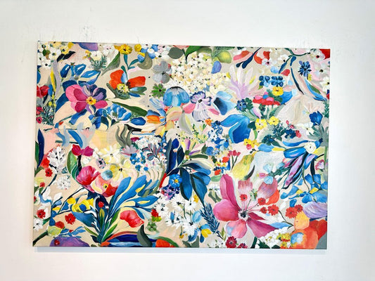 Katharina Husslein, Growing Beside You, Oil on Canvas