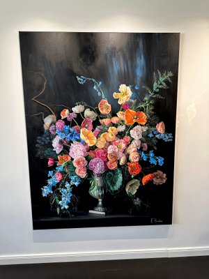 Katharina Husslein, Heaven in a Wild Flower, Oil on Canvas-MDB-1803709