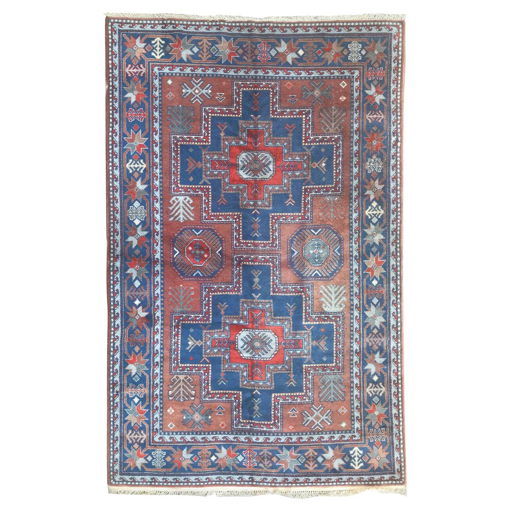 Kazak Style Sinkiang Rug