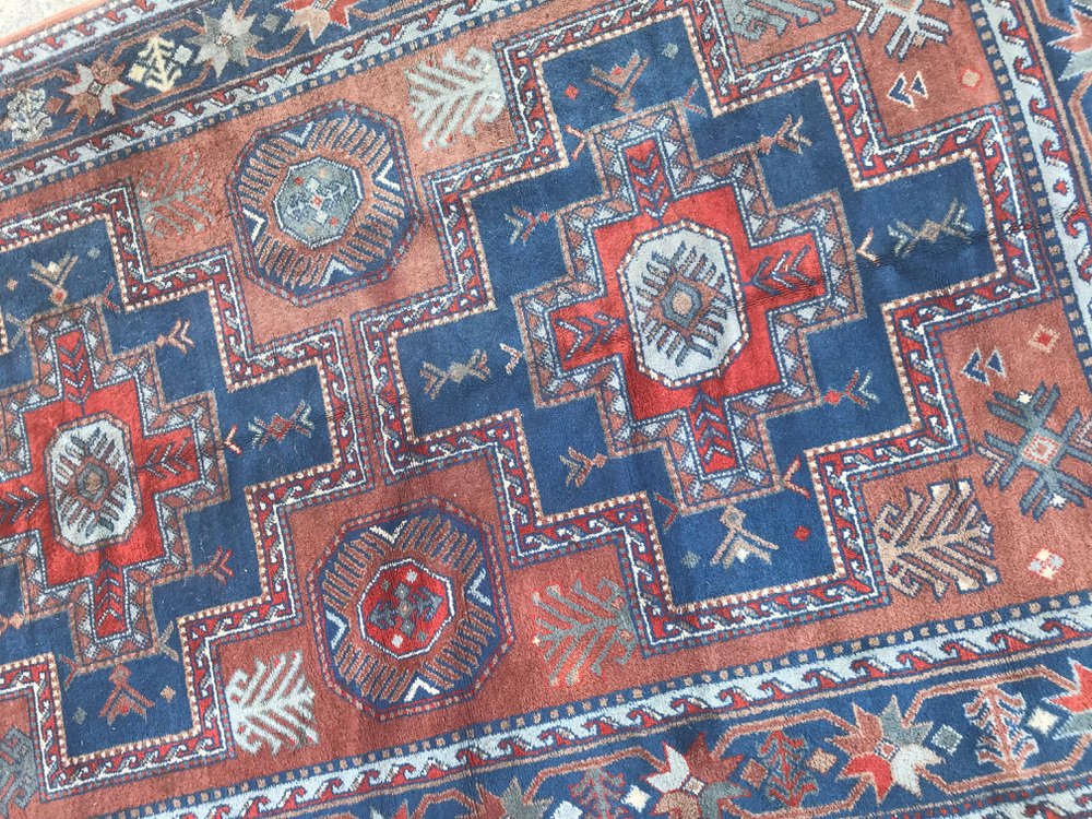 Kazak Style Sinkiang Rug