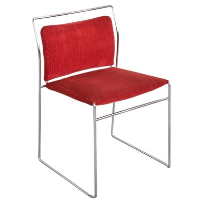 Kazuhide Takahama Tulu Chair in Red Corduroy for Simon International, 1966-LPQ-1747994