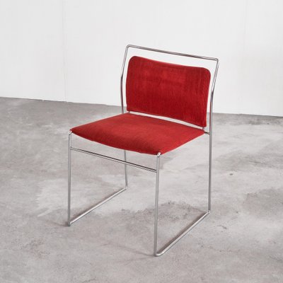 Kazuhide Takahama Tulu Chair in Red Corduroy for Simon International, 1966-LPQ-1747994