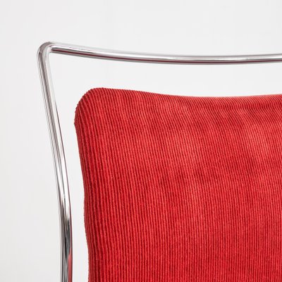 Kazuhide Takahama Tulu Chair in Red Corduroy for Simon International, 1966-LPQ-1747994