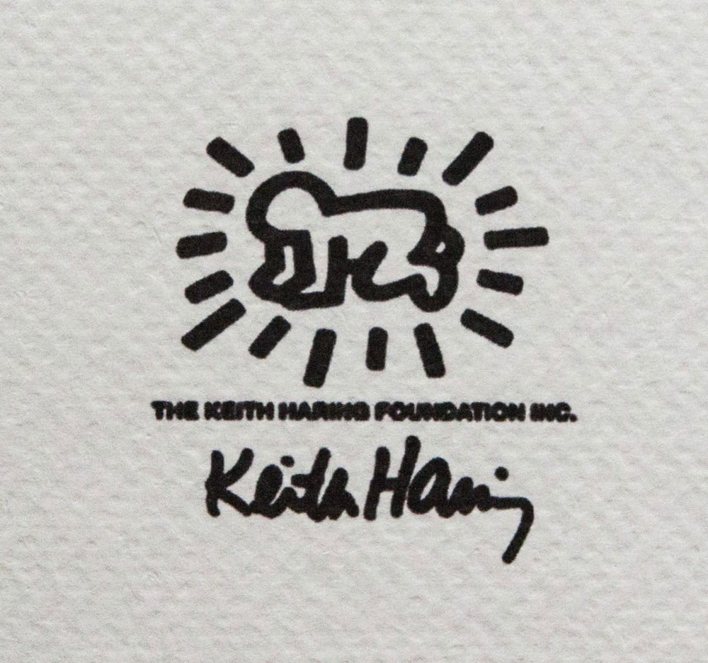 Keith Haring, Best Buddies, High End Offset Print, 1970s, Ink & Paper