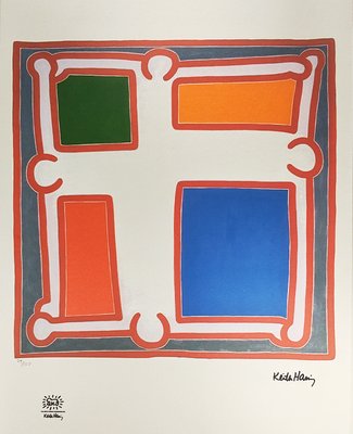 Keith Haring, Composition, 1990s, Lithograph-YHS-2026890