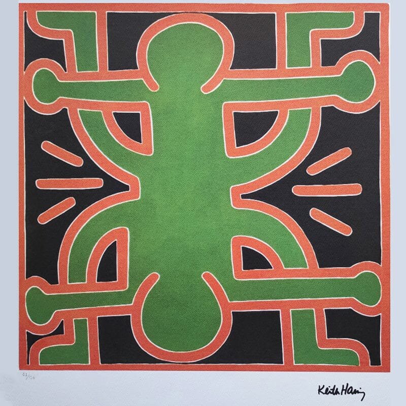 Keith Haring, Composition, Lithograph, 1990s