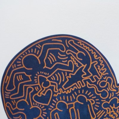 Keith Haring, Composition, Lithograph, 1990s-QGR-1793476