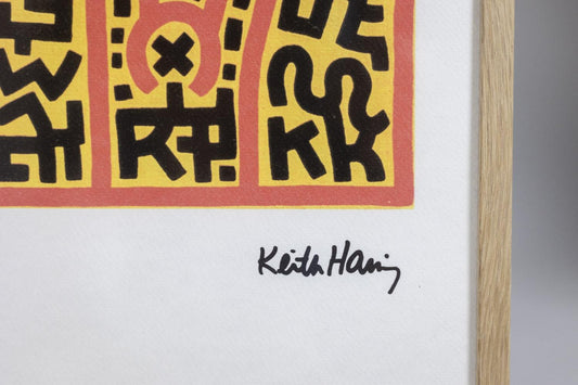 Keith Haring, Composition, Silkscreen, 1990s