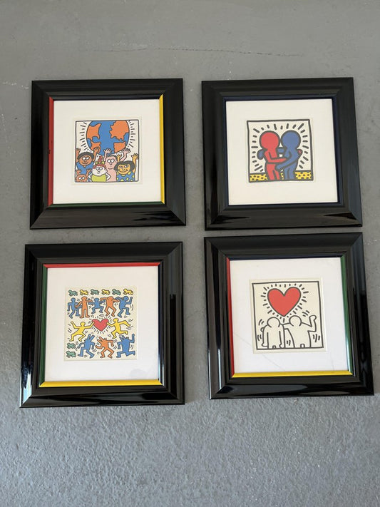 Keith Haring, Compositions, Screen Prints, 1980s-1990s, Set of 4