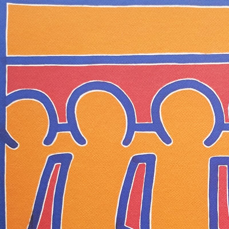 Keith Haring, Figurative Composition, Lithograph, 1990s