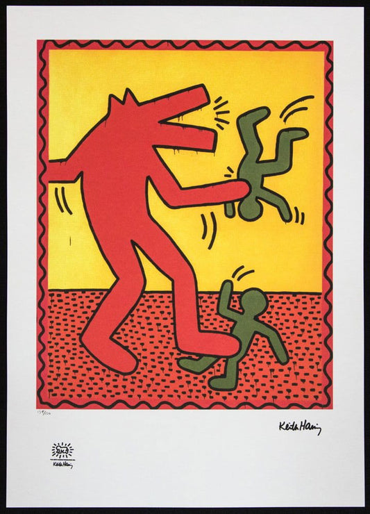 Keith Haring, Untitled, Limited Offset Print, 1970s, Ink & Paper