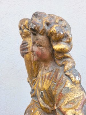 Kerofaire Angel, 18th Century, Gilded Wood-SYQ-2040961