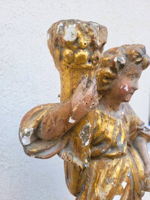 Kerofaire Angel, 18th Century, Gilded Wood-SYQ-2040961