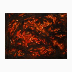 Keti Shapatava, Fire, 2016, Oil on Canvas-CHG-2030547