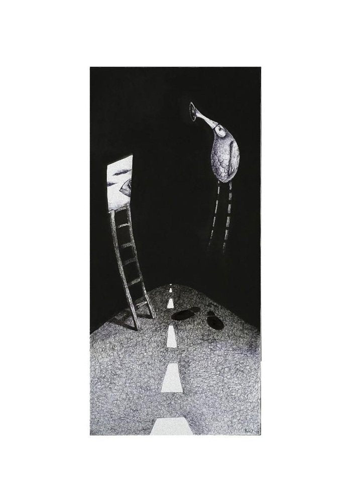 Keziat, The Invisible Road, Pen Drawing, 2009