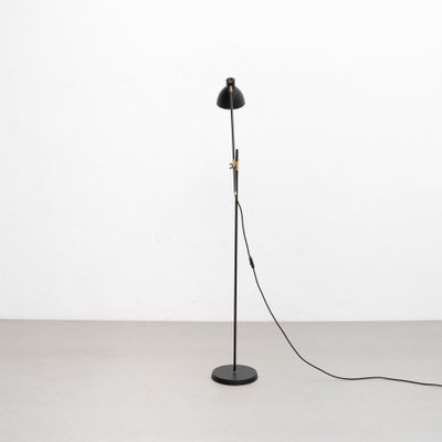 KH #1 Black Raw Brass Floor Lamp from Konsthantverk-WM-1287961