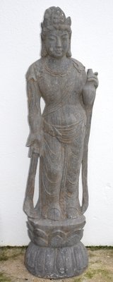 Khmer Artist, Bodhisttra Avalokiteshvara Buddha Sculpture, 18th Century, Basalt-BTG-1798296