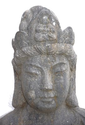 Khmer Artist, Bodhisttra Avalokiteshvara Buddha Sculpture, 18th Century, Basalt-BTG-1798296