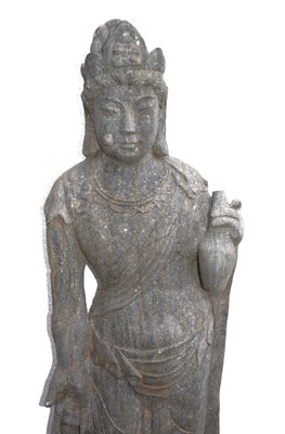 Khmer Artist, Bodhisttra Avalokiteshvara Buddha Sculpture, 18th Century, Basalt-BTG-1798296