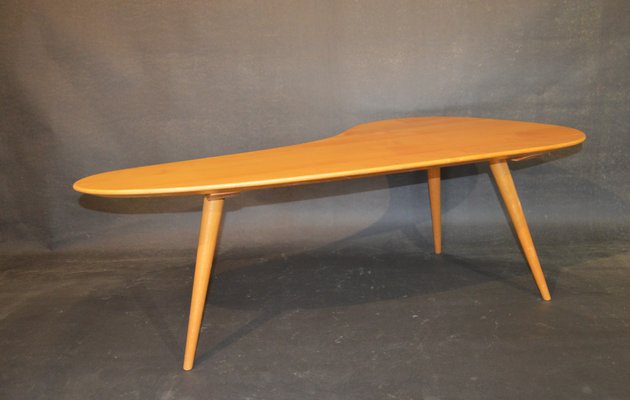 Kidney/Boomerang Shaped Coffee Table attributed to Willy Van Der Meeren, 1970s-ZKR-2026007