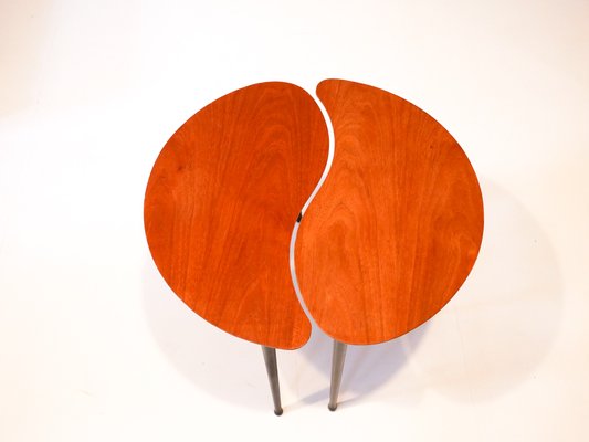 Kidney Shaped Coffee Tables, Denmark, 1950s, Set of 2-OGU-1072885