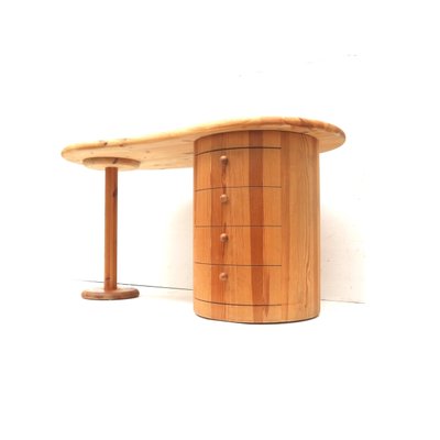 Kidney-Shaped Design Desk by C. F. Christensen Silkeborg, Denmark, 1970s-XID-2015965