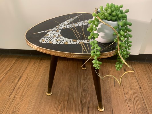 Kidney-Shaped Flower Table or Plant Stand, 1950s-PYR-669615