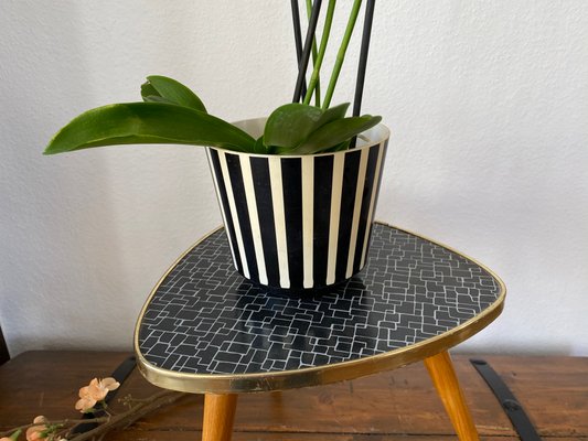 Kidney-Shaped Formica Flower Table or Plant Stand, 1950s-PYR-906857