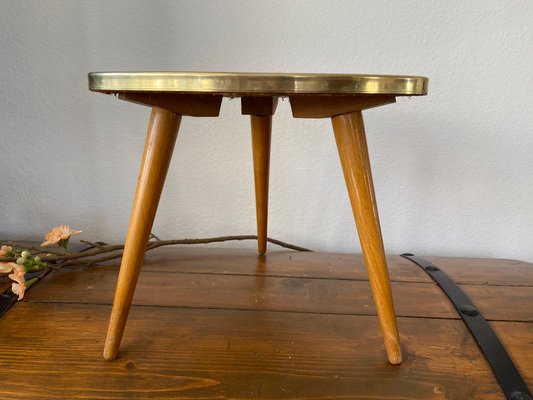 Kidney-Shaped Formica Flower Table or Plant Stand, 1950s-PYR-906857