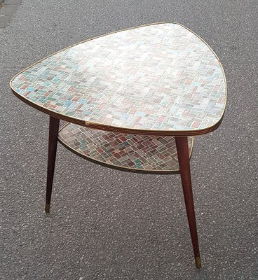 Kidney Table with Mosaic Pattern, 1950s-QDP-1382322