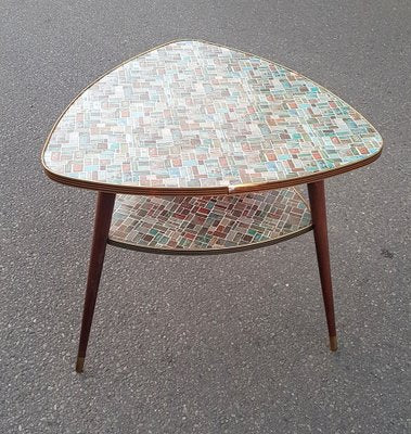 Kidney Table with Mosaic Pattern, 1950s-QDP-1382322