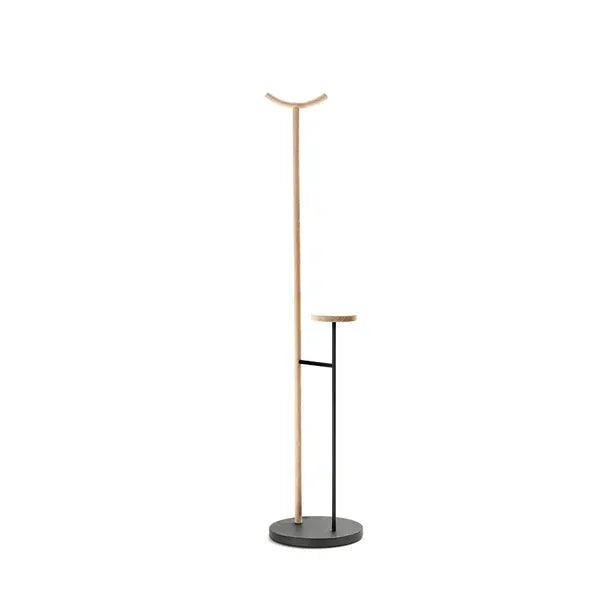 KIGI - Aluminium and wood coat stand