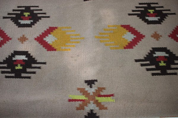 Kilim Wool Rug, Czechoslovakia, 1940s-TZ-1743209