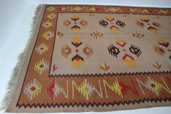 Kilim Wool Rug, Czechoslovakia, 1940s-TZ-1743209