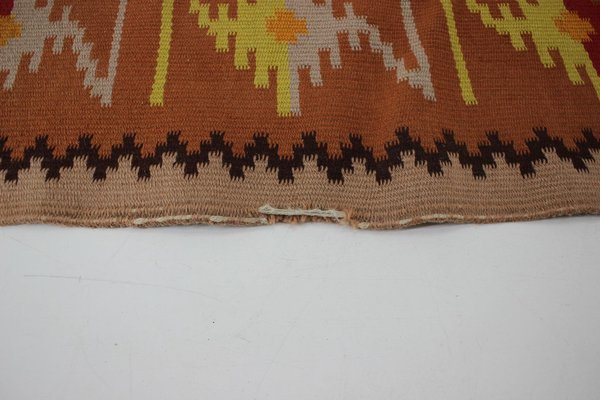 Kilim Wool Rug, Czechoslovakia, 1940s-TZ-1743209