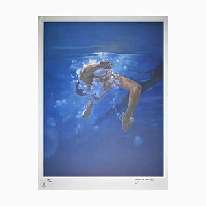 Kim Hyang, Swimmer, Original Lithograph, 2008-ZCI-964234