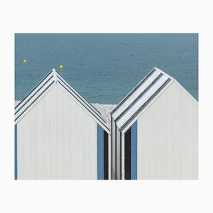 Kimberly Poppe, Beach Huts, Limited Edition Fine Art Print-TJZ-1337866