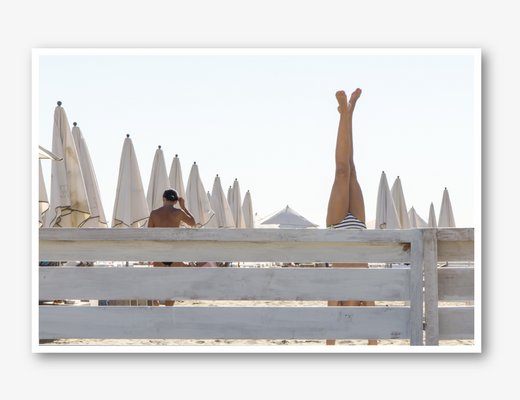 Kimberly Poppe, Spontaneous Handstand on the Beach, Limited Edition Fine Art Print-TJZ-1336757