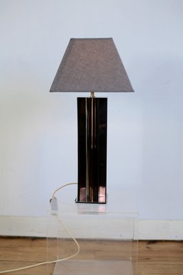 Kinetic, Acrylic Glass & Chrome Steel Table Lamp, France, 1970s-MAO-695003