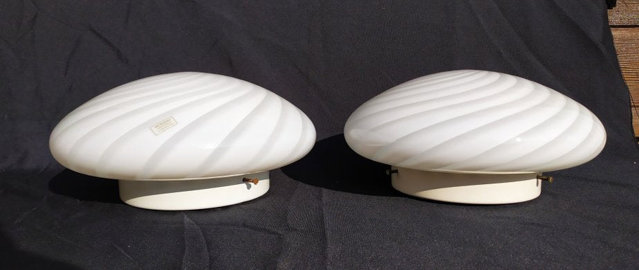 Kinetic Sconces from Venini, 1960s, Set of 2-EI-859420