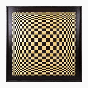 Kinetic Straw Marquetry Panel by Marianne Leal-CEJ-1375074