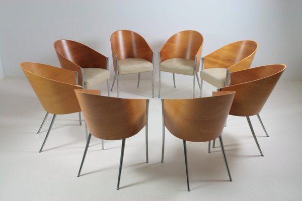 King Costes Armchairs by Philippe Starck for Aleph / Driade, Italy, 1990s, Set of 8-OTV-1802345