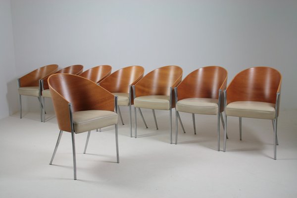 King Costes Armchairs by Philippe Starck for Aleph / Driade, Italy, 1990s, Set of 8-OTV-1802345