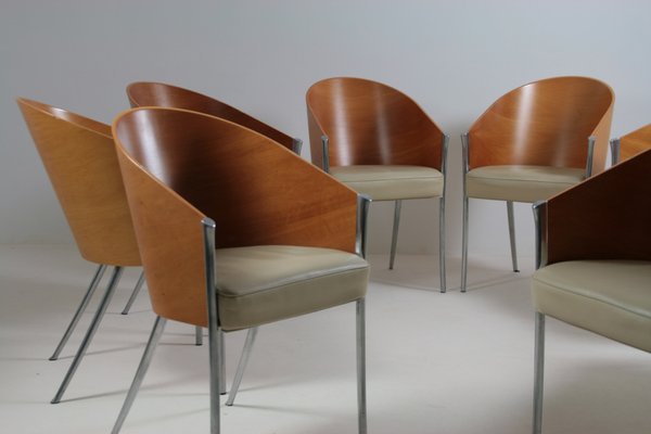 King Costes Armchairs by Philippe Starck for Aleph / Driade, Italy, 1990s, Set of 8-OTV-1802345