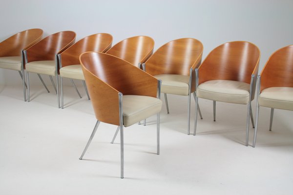 King Costes Armchairs by Philippe Starck for Aleph / Driade, Italy, 1990s, Set of 8-OTV-1802345