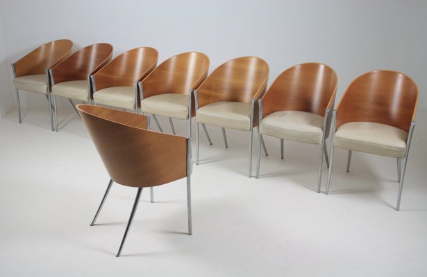 King Costes Armchairs by Philippe Starck for Aleph / Driade, Italy, 1990s, Set of 8-OTV-1802345