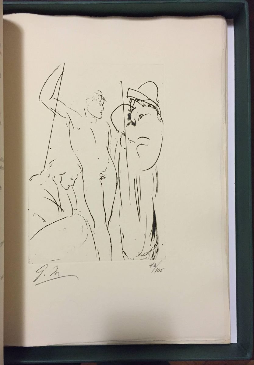 King Oedipus illustrated by Manzù - Includes a Suite of Original Etchings. 1968