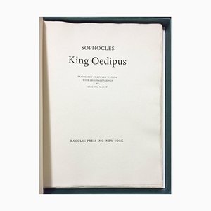 King Oedipus illustrated by Manzù - Includes a Suite of Original Etchings. 1968-ZCI-759325