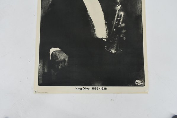 King Oliver Jazz Poster from Swierzy, 1900s-TZ-1386452